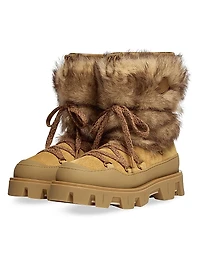 Peak Après Boots Suede and Shearling
