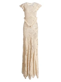 Annalisa Crochet Maxi Dress