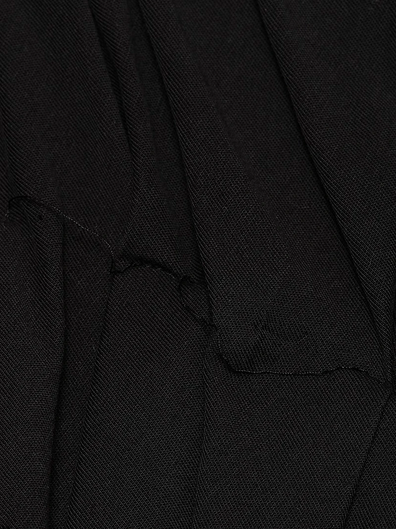 Jeune Ruffled Cotton Midi-Dress