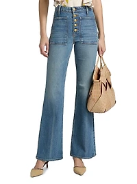 Stretch Lou Kick Flared Jeans