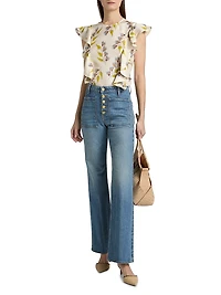 Stretch Lou Kick Flared Jeans