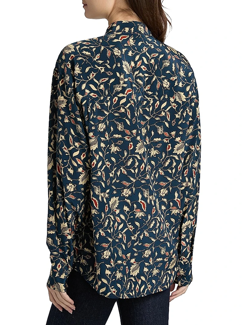 Soren Printed Silk Shirt