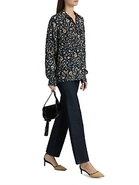 Soren Printed Silk Shirt