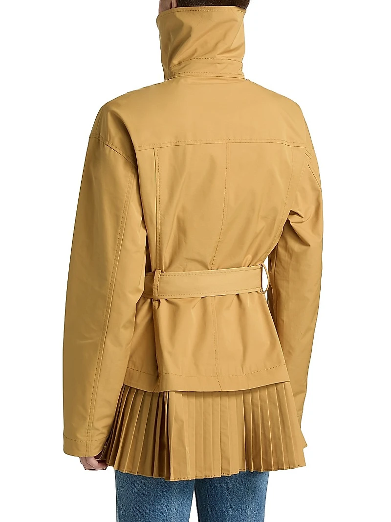 Lison Pleated Belted Jacket