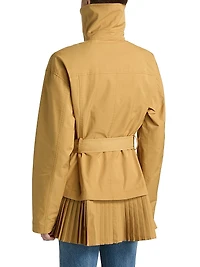 Lison Pleated Belted Jacket