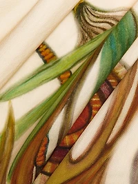 Anna Zemankova Filigree Belted Midi-Skirt