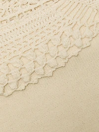 Lucette Crochet-Yoke Sweater