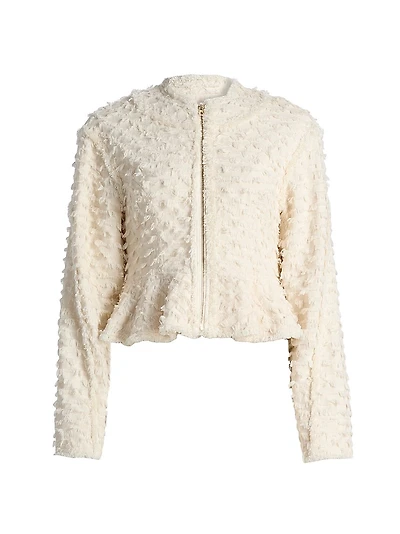 Rosalind Textured Peplum Jacket