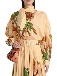 Anna Zemankova Printed Cotton Blouse