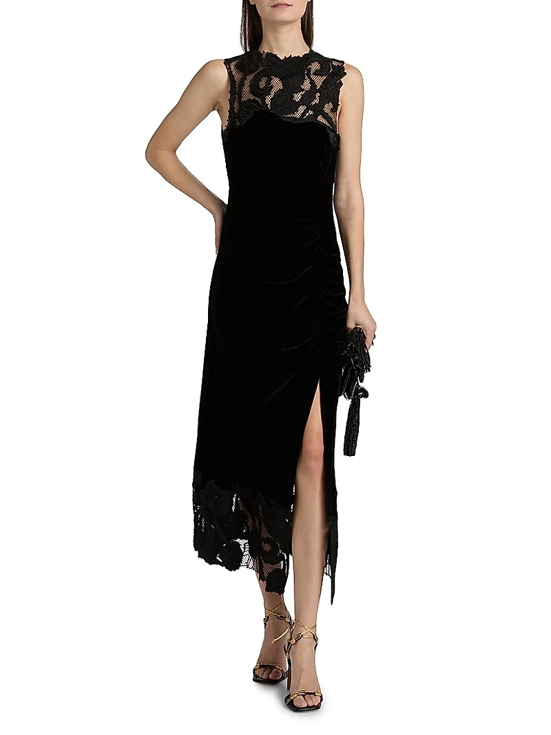 Rosaria Embroidered Midi-Dress