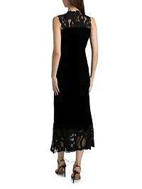 Rosaria Embroidered Midi-Dress