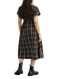 The Autumn Plaid Carolina Maternity Dress