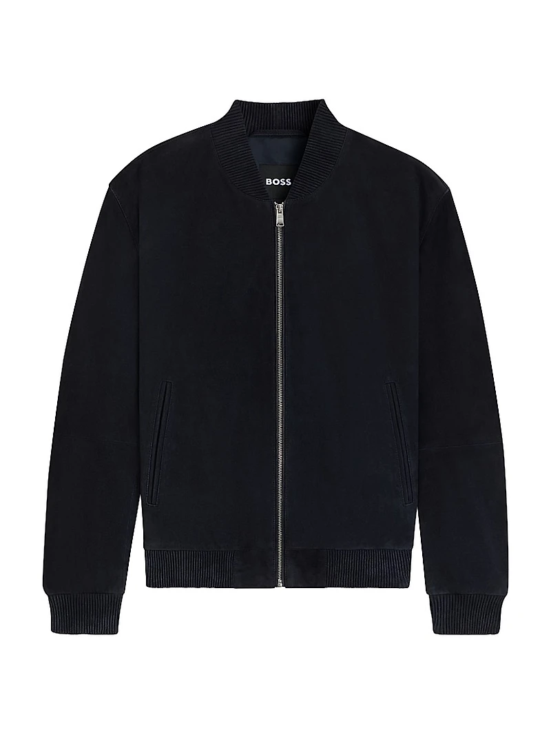 Regular-Fit Biker Jacket Metis Suede