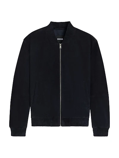 Regular-Fit Biker Jacket Metis Suede