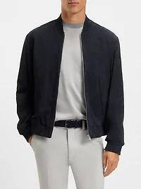 Regular-Fit Biker Jacket Metis Suede