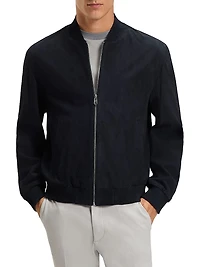 Regular-Fit Biker Jacket Metis Suede