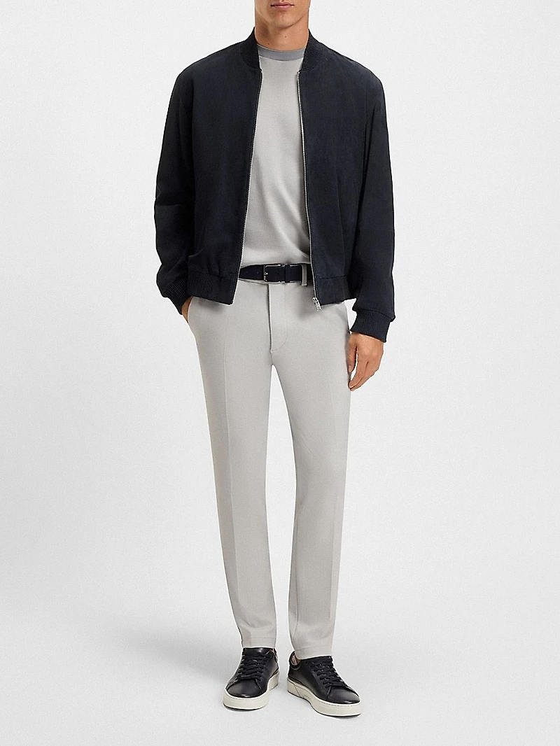 Regular-Fit Biker Jacket Metis Suede