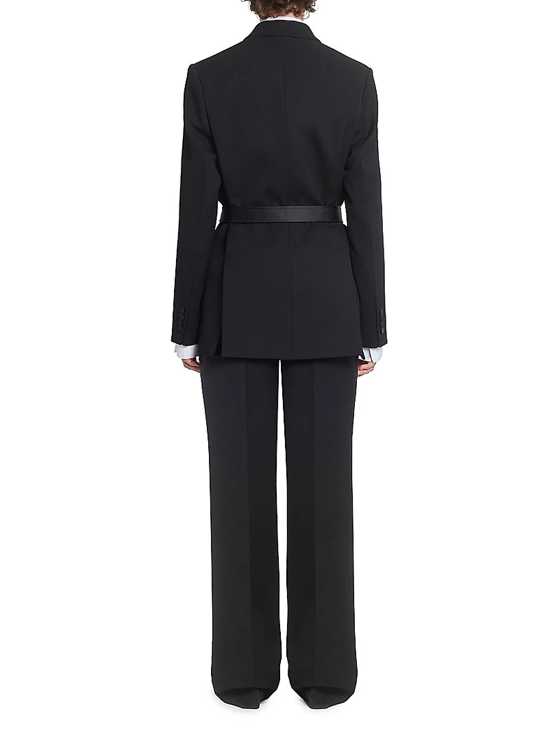 Belted Tailored Blazer