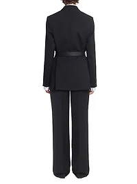 Belted Tailored Blazer