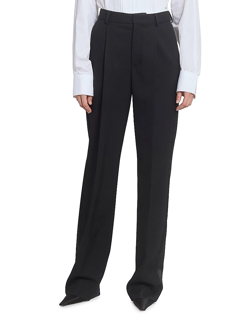 Tailored Straight-Leg Trousers