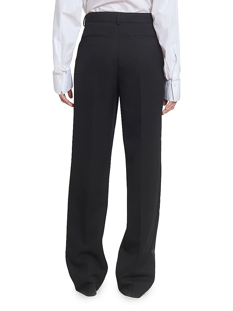 Tailored Straight-Leg Trousers