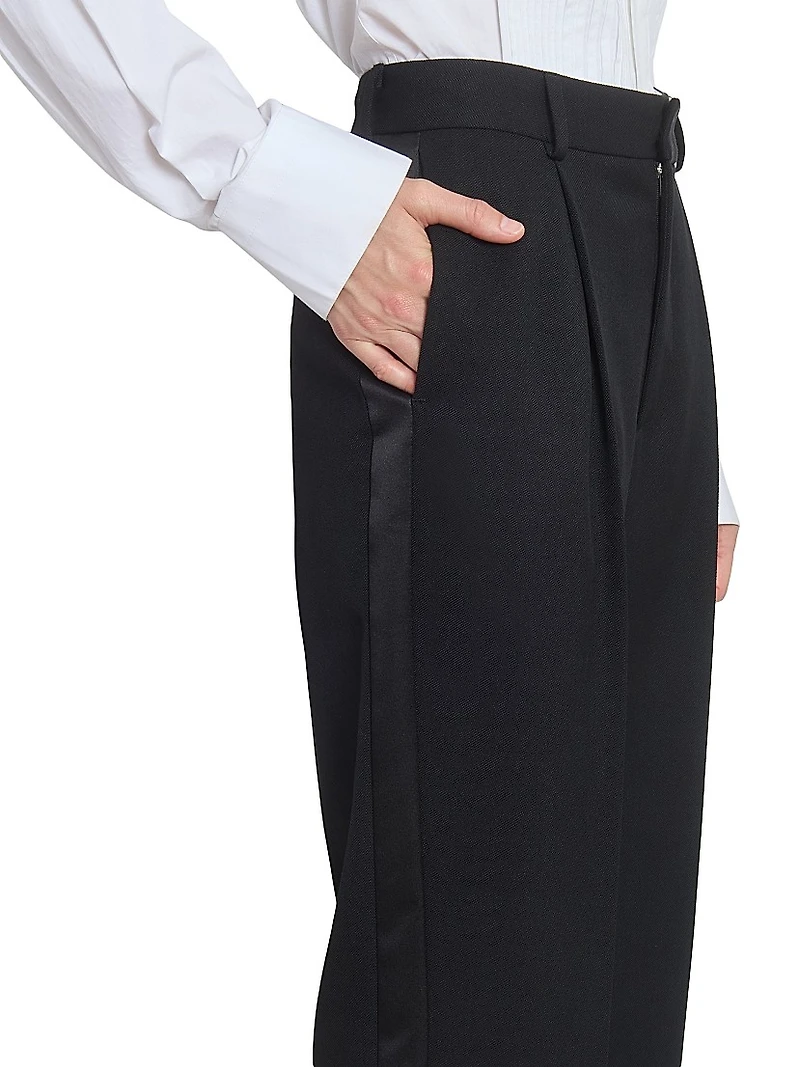 Tailored Straight-Leg Trousers