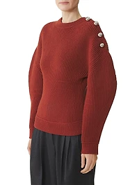 Wool Ribbed Sweater