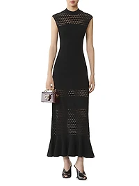 Lace Detail Dress Viscose