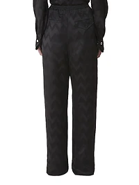 Fluid Pants Jacquard Viscose