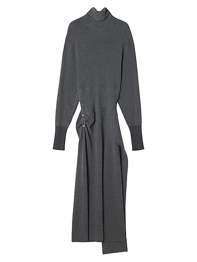 Wool and Cashmere Midi Dress