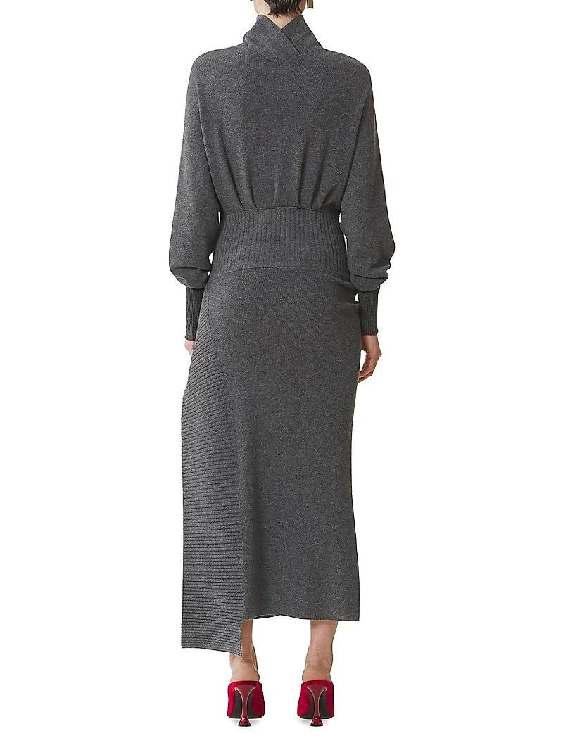 Wool and Cashmere Midi Dress