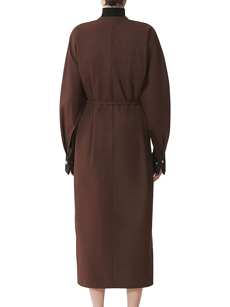 Shirt Dress Cotton Popelin