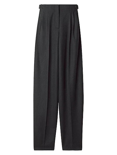 Wide Leg Flannel Pants