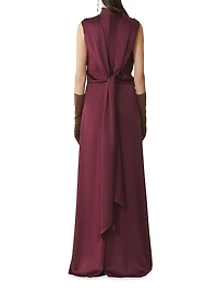 Long Jumpsuit Satin