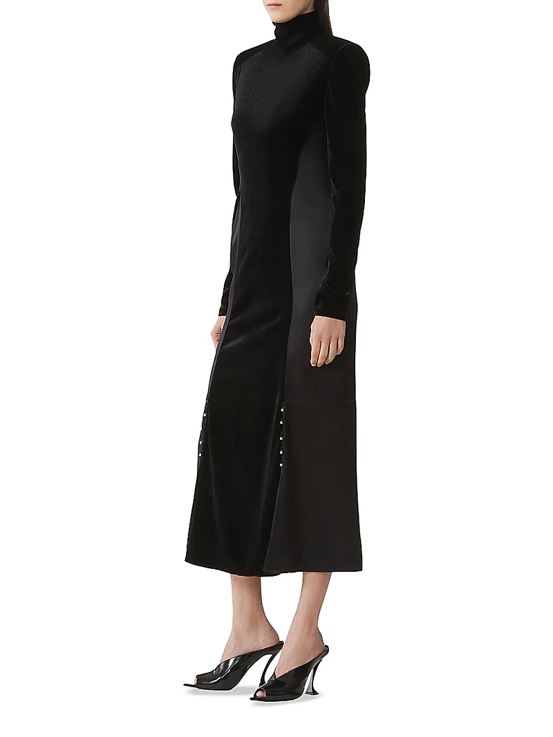 Velvet Midi Dress