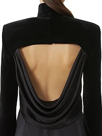 Velvet Midi Dress
