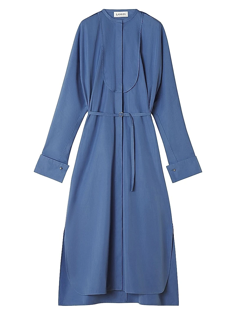 Shirt Dress Poplin Cotton
