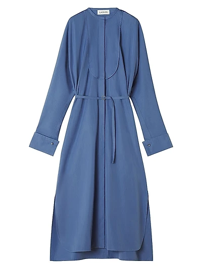 Shirt Dress Poplin Cotton