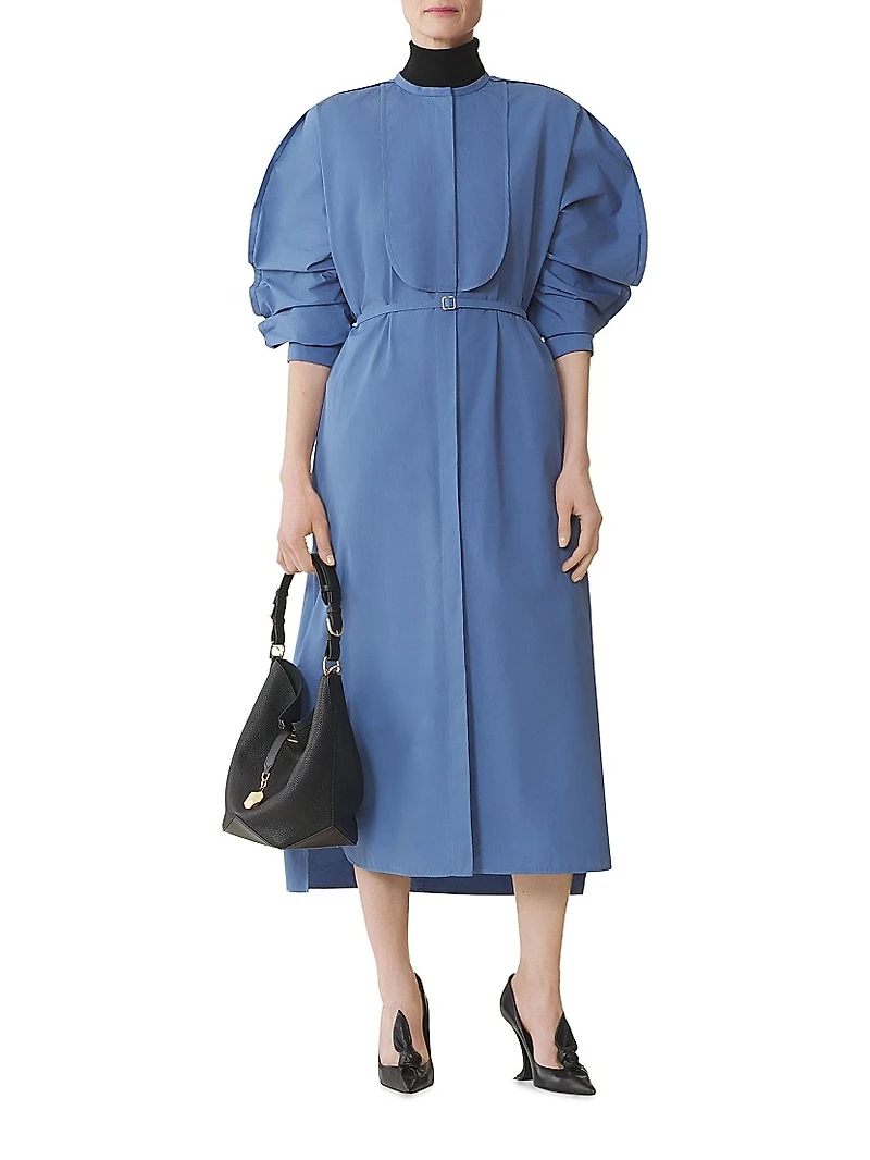 Shirt Dress Poplin Cotton