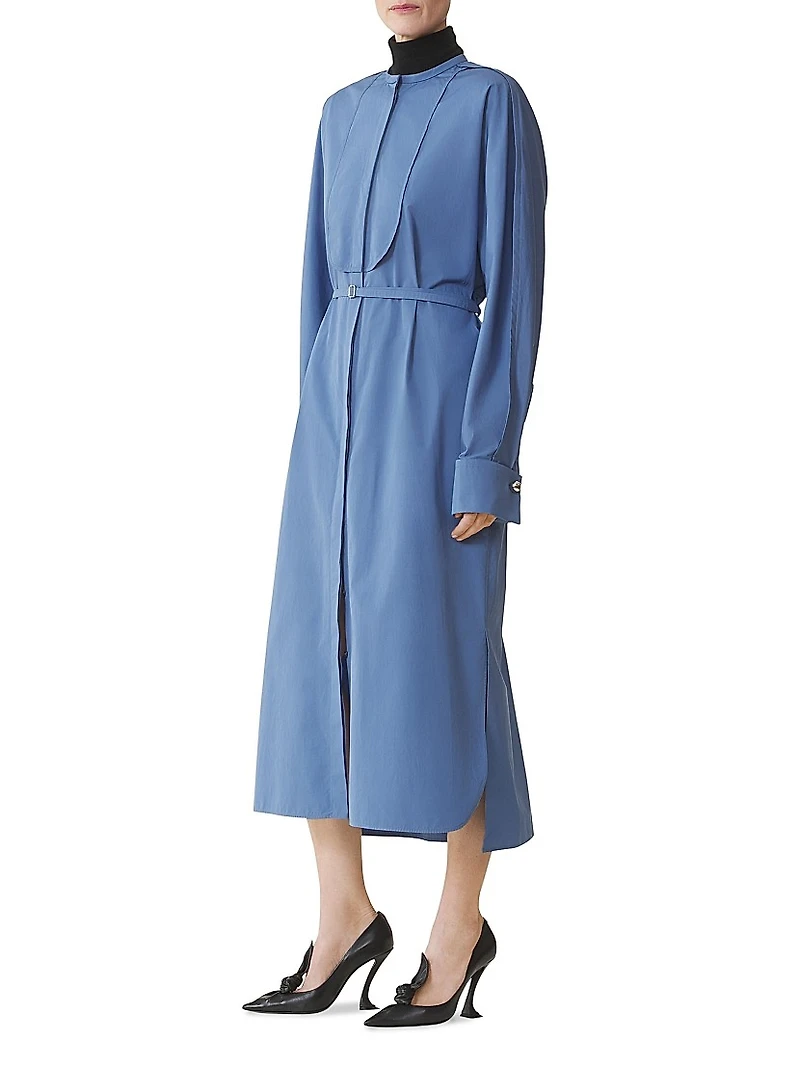 Shirt Dress Poplin Cotton