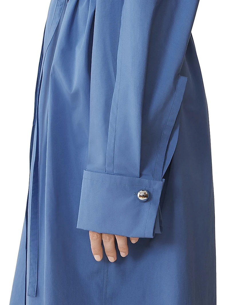 Shirt Dress Poplin Cotton