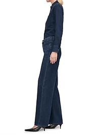 Hepburn Wide Leg Aura High Rise Jeans