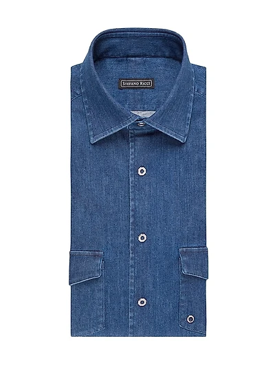 Refined Stretch Cotton Shirt