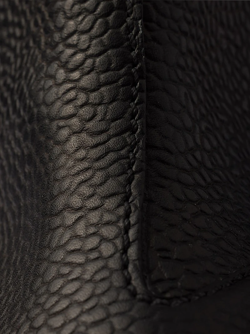 Stamped Leather Chelsea Boots