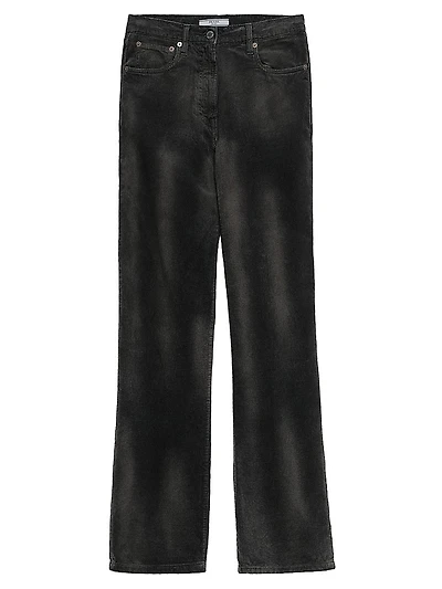 Corduroy Five-Pocket Jeans
