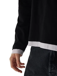 Long-Sleeved Cotton T-Shirt