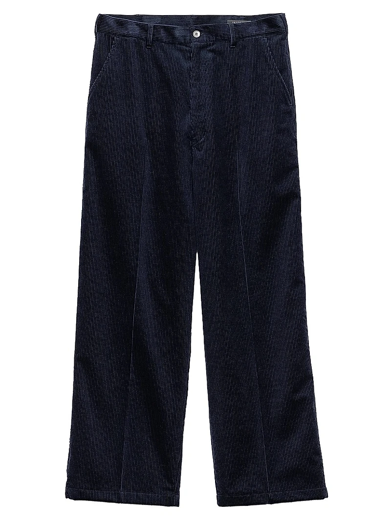 Cashmere and Cotton Corduroy Pants