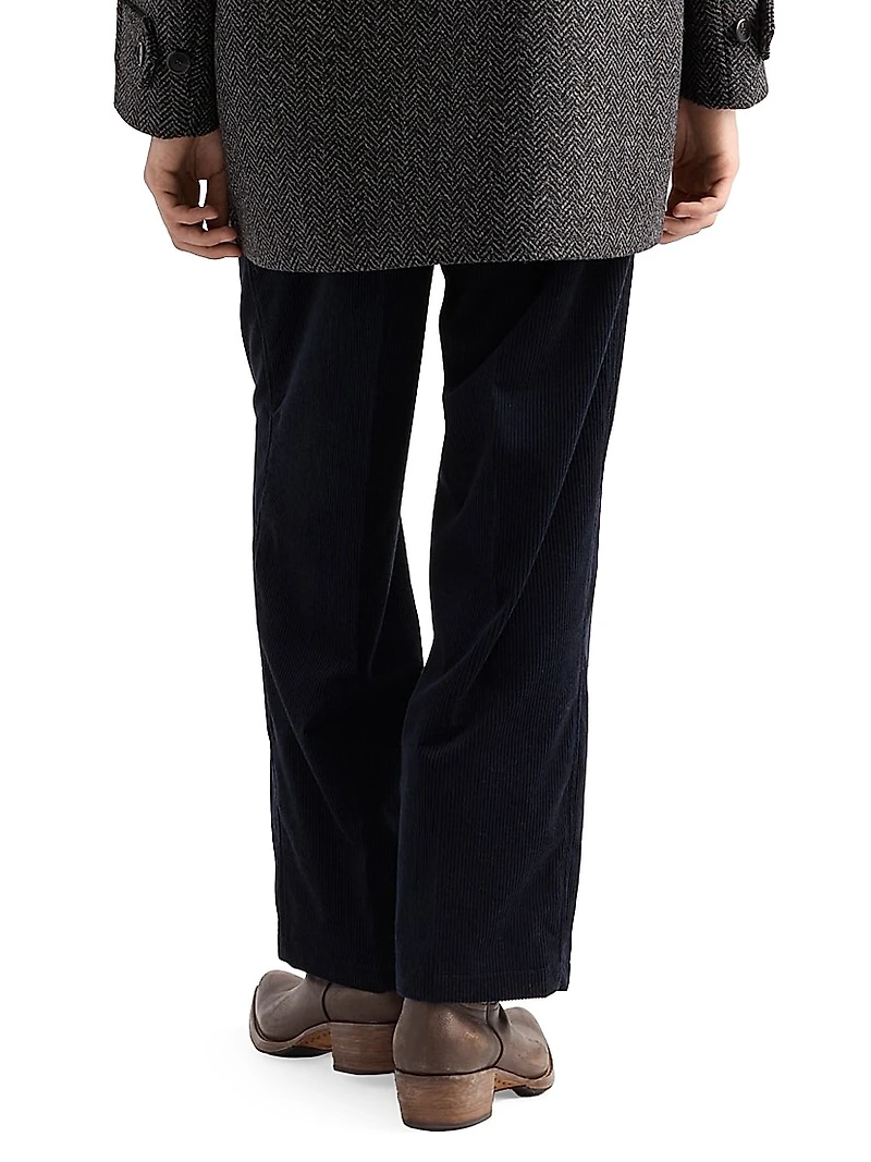 Cashmere and Cotton Corduroy Pants