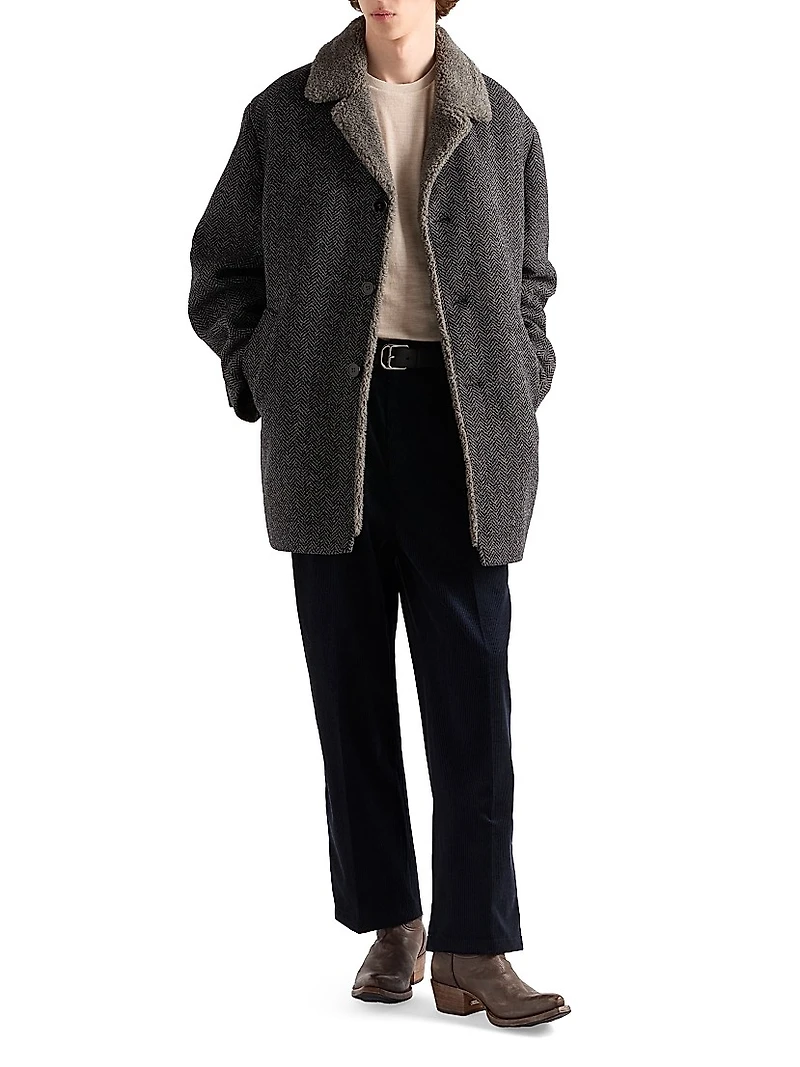 Cashmere and Cotton Corduroy Pants