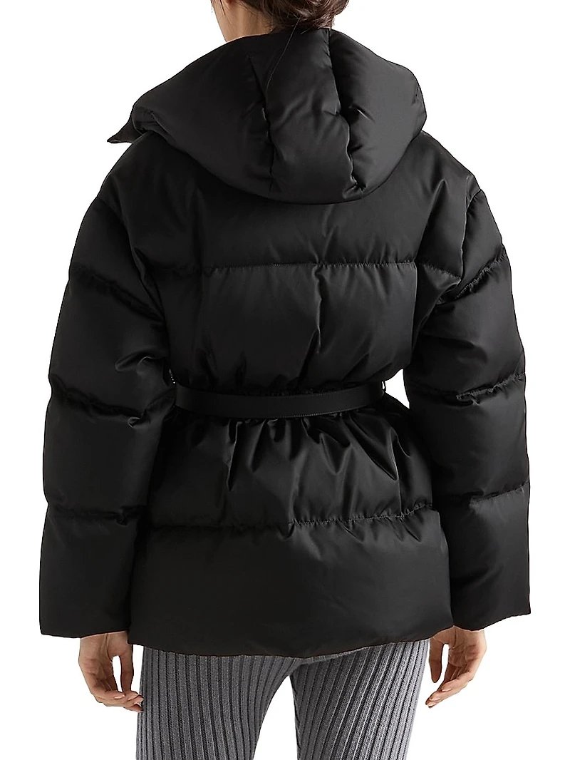 Re-Nylon Hooded Down Jacket